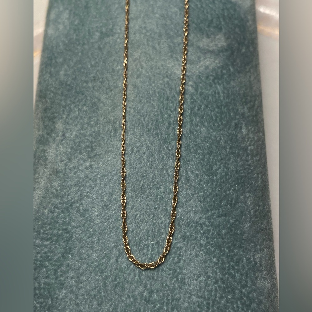 💛 10k yellow gold anklet. As it is.